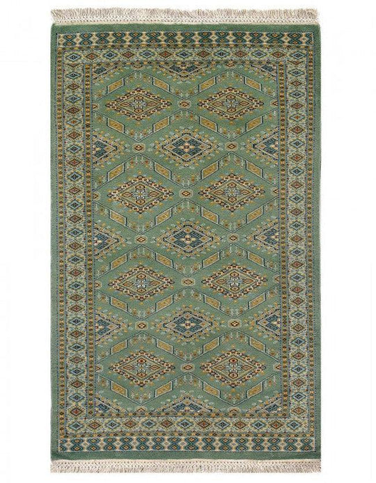 Canvello Fine Hand Knotted Bokhara Rug - 3' X 5'