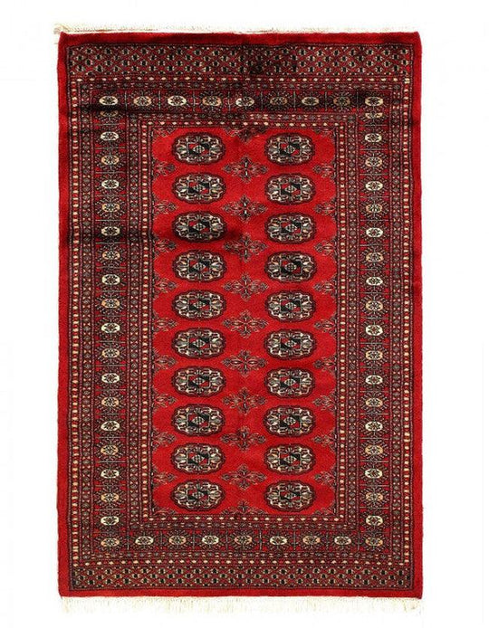 18 世紀古董高加索哈薩克羊毛客廳地毯 - 3'7'' X 7'5''