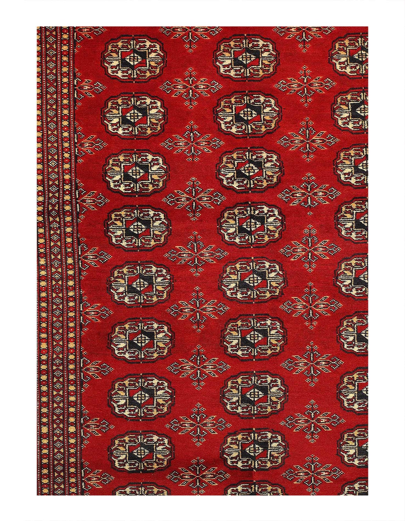 Canvello Fine Hand Knotted Bokhara Rug - 4' X 6' - Canvello