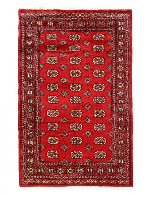 Canvello Fine Hand Knotted Bokhara Rug - 4' x 6' - Canvello