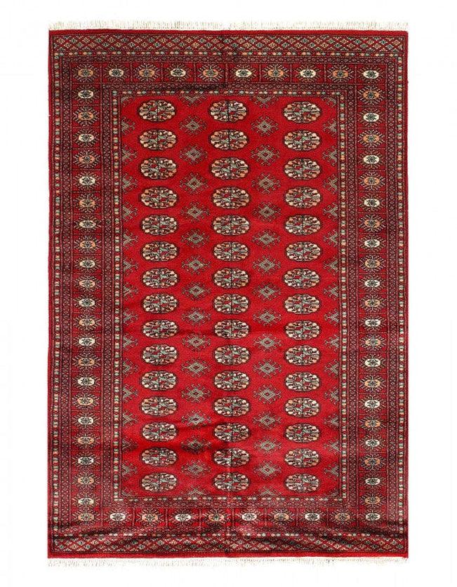 Canvello Fine Hand Knotted Bokhara Rug - 4' x 6'