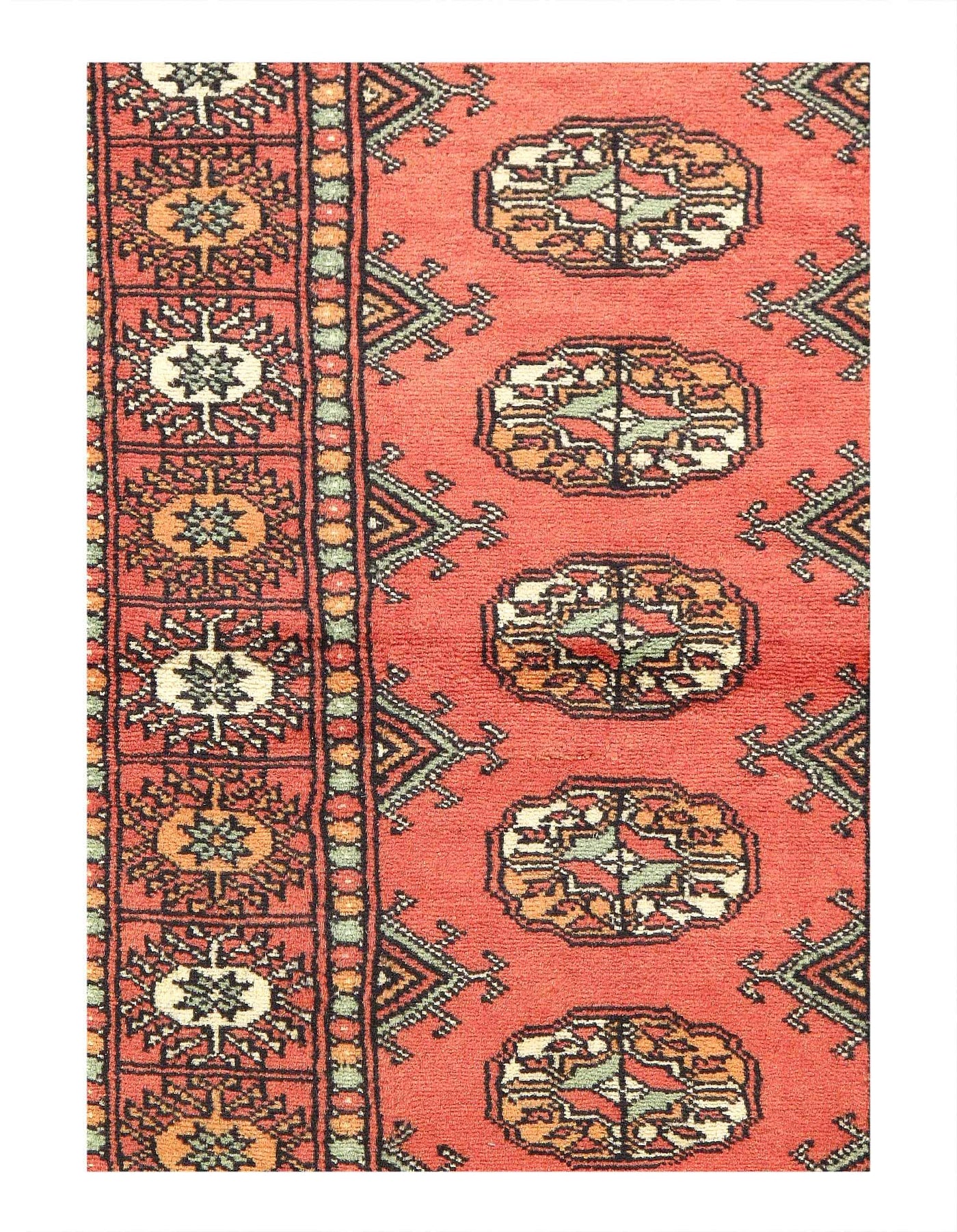 Canvello Fine Hand Knotted Bokhara Runner - 2' X 6'