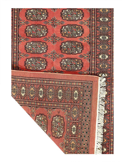 Canvello Fine Hand Knotted Bokhara Runner - 2'7"X10'6" - Canvello