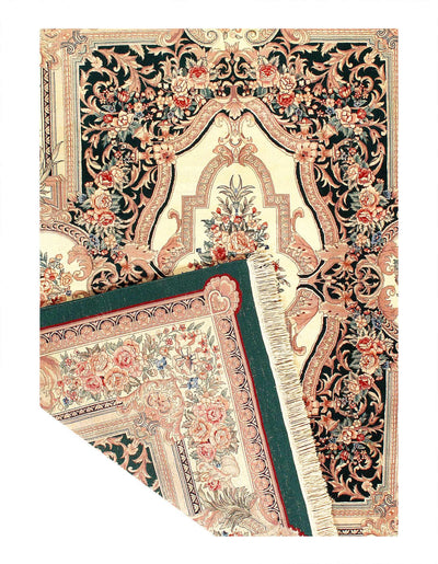 Canvello Fine Hand Knotted Chinese Abusson Rug - 7'5'' X 9'5'' - Canvello