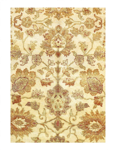 Canvello Fine Hand Knotted Farahan Design - 7'11'' X 11' - Canvello