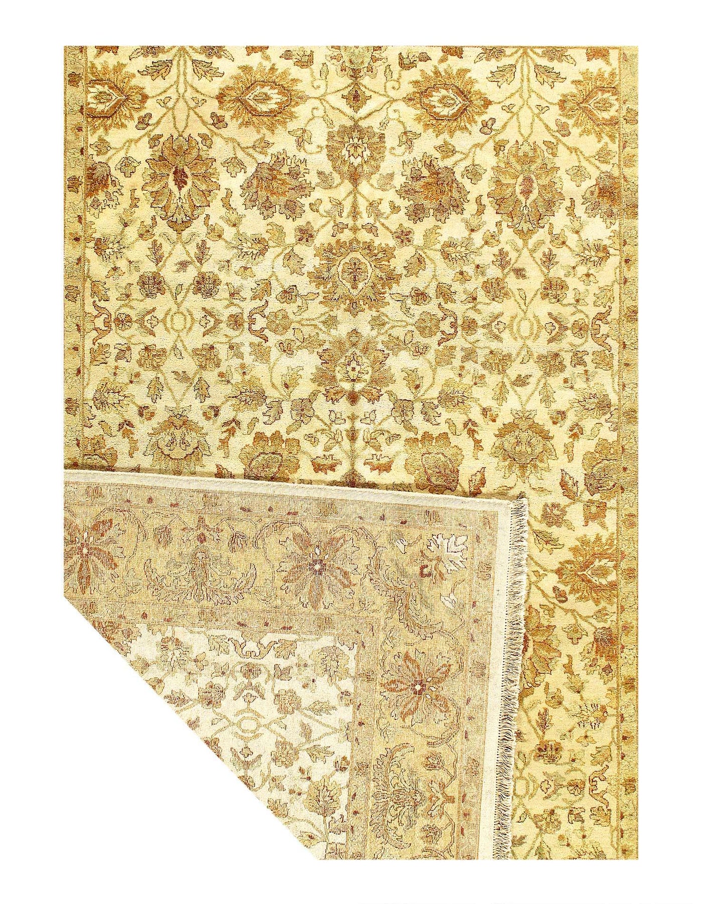 Canvello Fine Hand Knotted Farahan Design - 7'11'' X 11' - Canvello