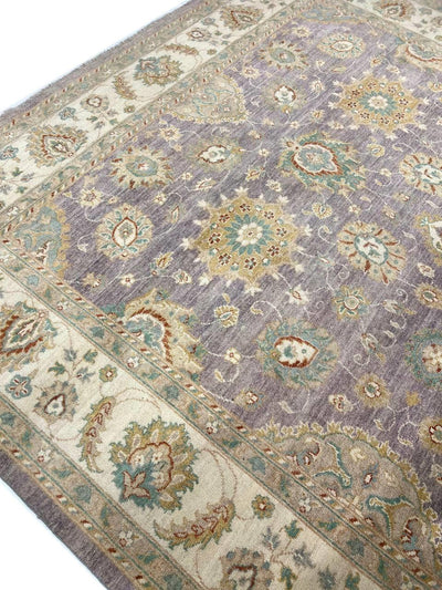 Canvello Fine Hand Knotted Farahan design Rug - 7'11'' X 9'8'' - Canvello