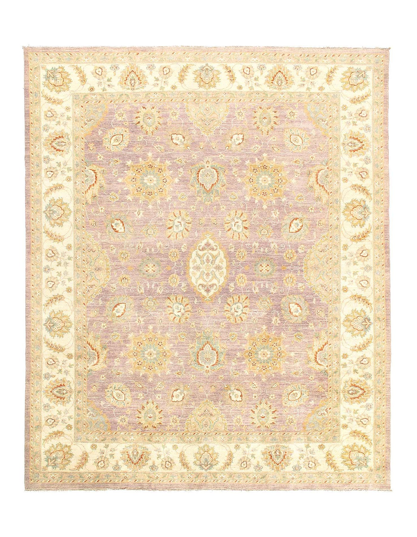 Canvello Fine Hand Knotted Farahan design Rug - 7'11'' X 9'8'' - Canvello