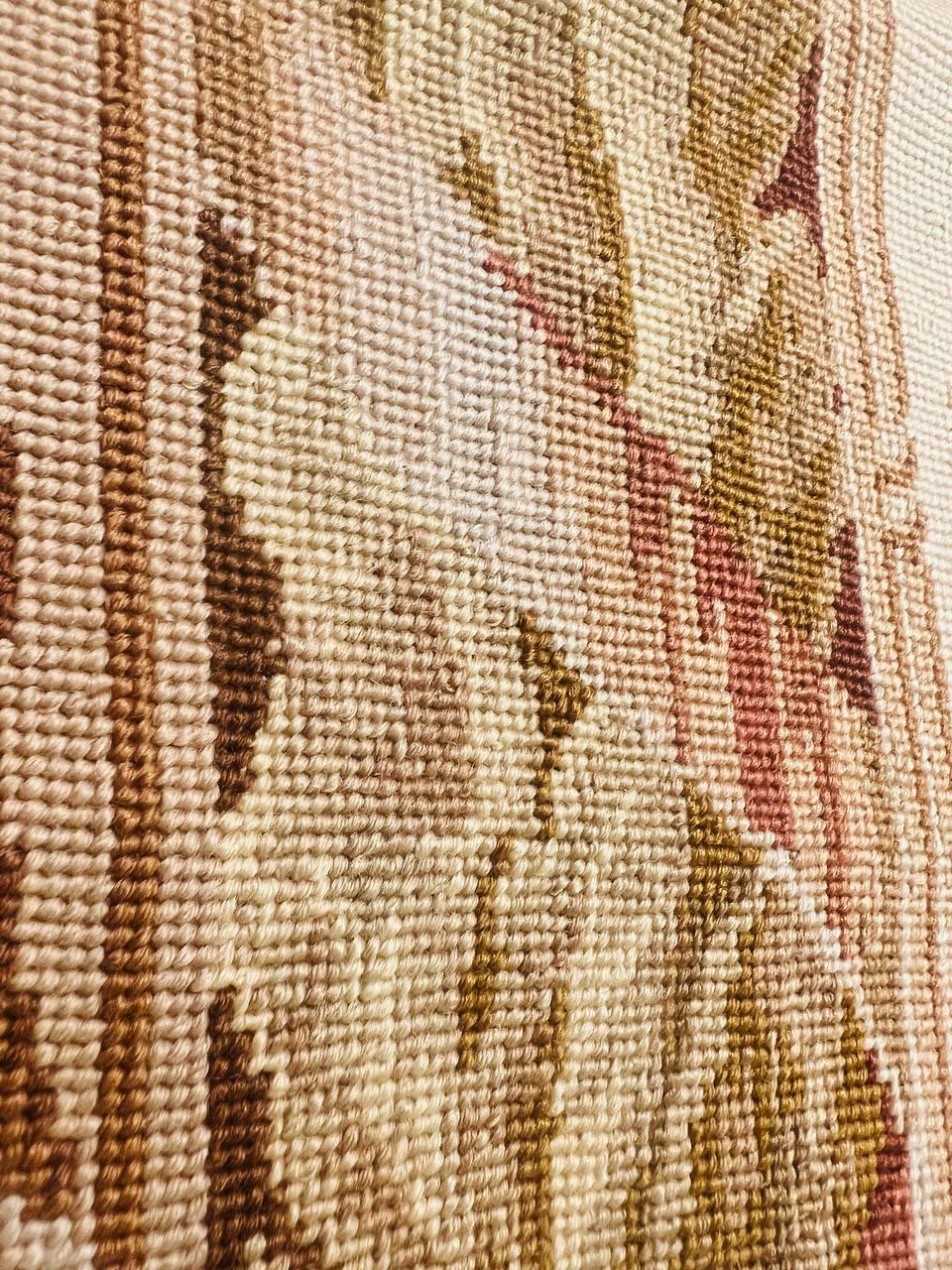 Canvello Fine Hand Knotted Flat weave Aubusson rug - 7'7'' X 10'1'' - Canvello