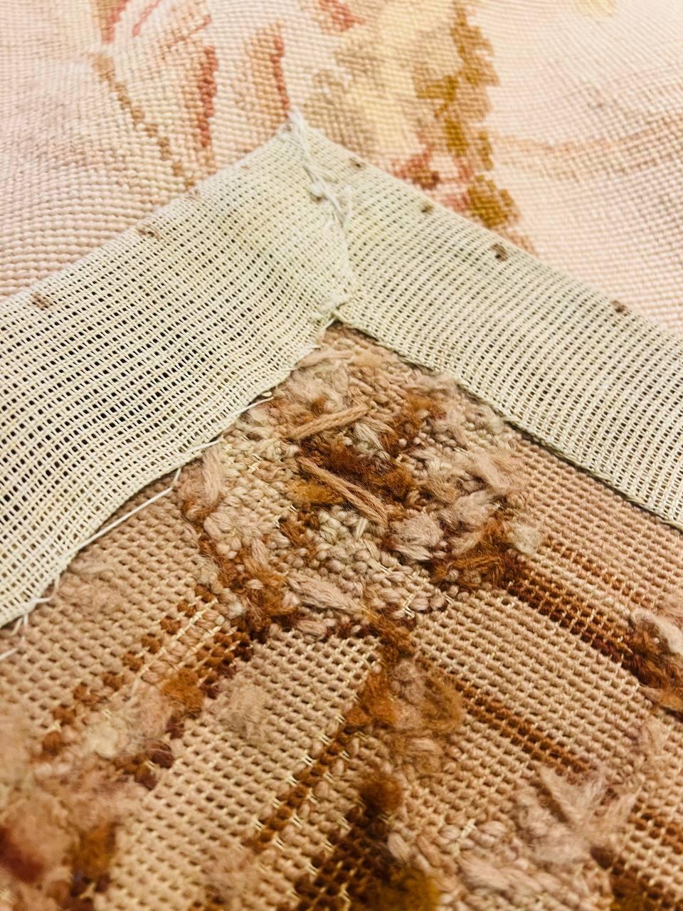 Canvello Fine Hand Knotted Flat weave Aubusson rug - 7'7'' X 10'1'' - Canvello