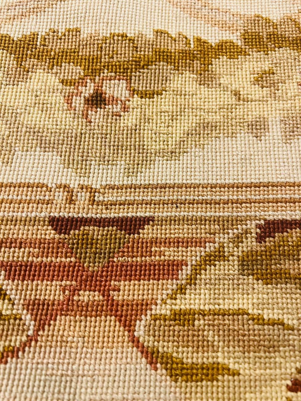 Canvello Fine Hand Knotted Flat weave Aubusson rug - 7'7'' X 10'1'' - Canvello