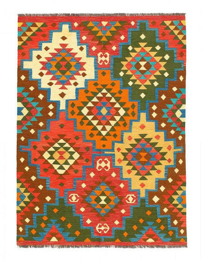 Canvello Fine Hand Knotted Flat weave kilim - 4'9'' X 6'6'' - Canvello