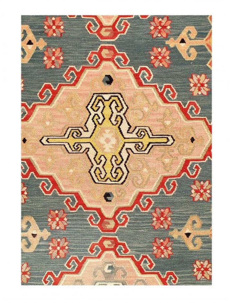 Canvello Fine Hand Knotted Flat weave Kilim 5'9'' X 8'5'' - Canvello