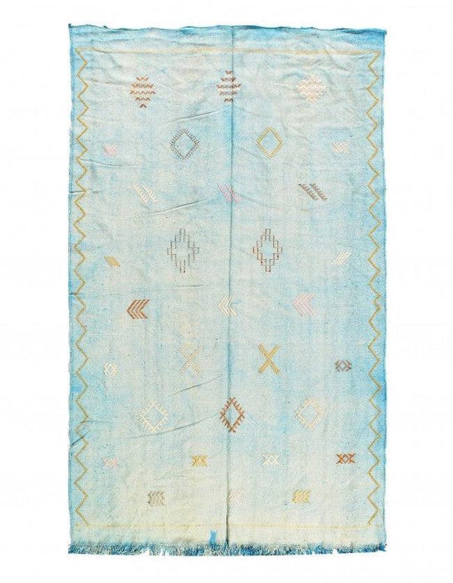 Canvello Fine Hand Knotted Flat Weave Moroccan 4'3'' X 7'7'' - Canvello