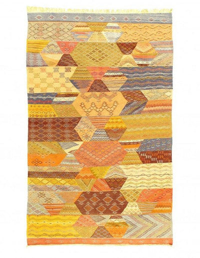 Canvello Fine Hand Knotted Flat Weave Moroccan 5' X 8'1'' - Canvello