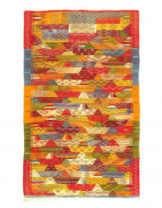 Canvello Fine Hand Knotted Flat Weave Moroccan 5' X 8'7''