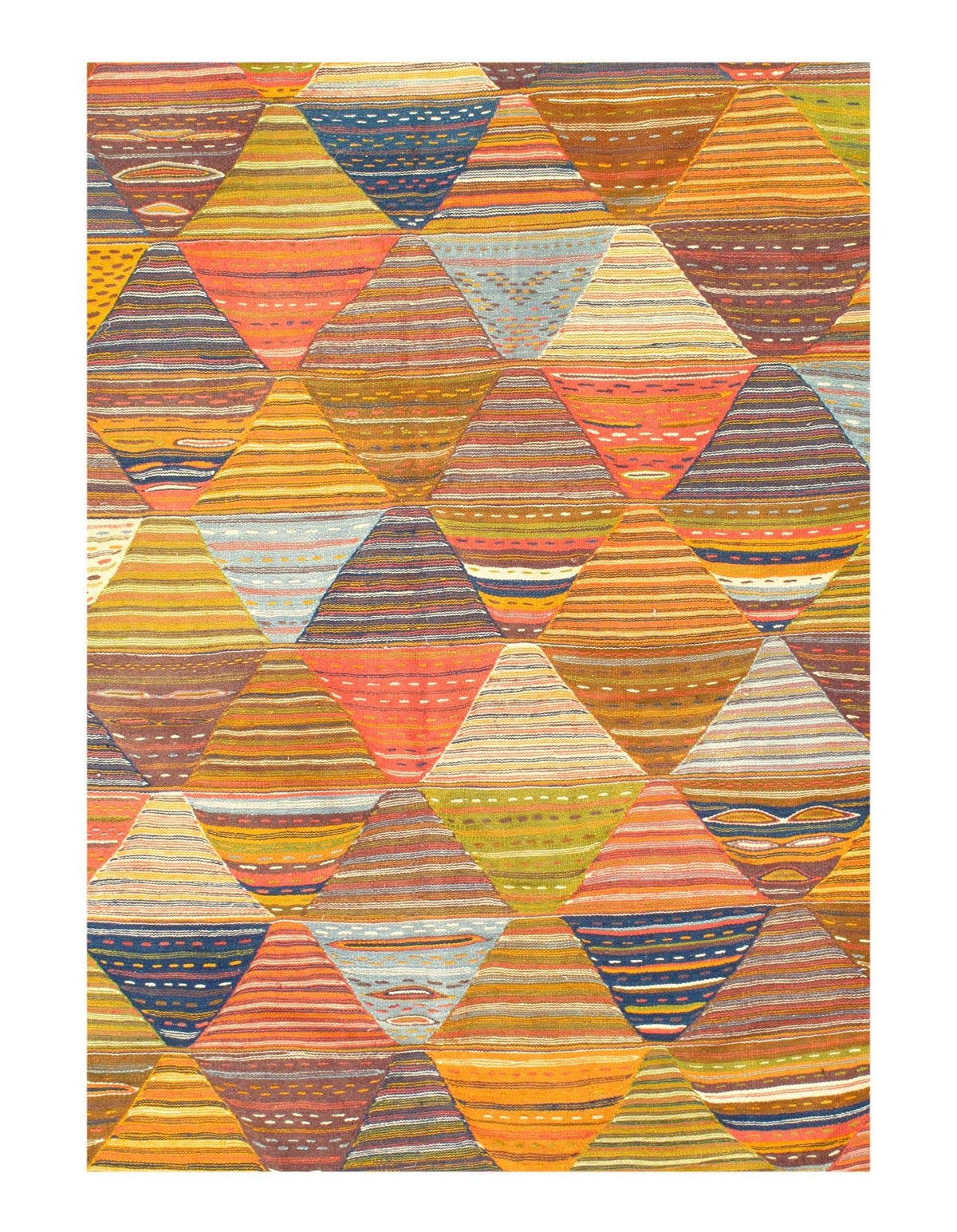 Canvello Fine Hand Knotted Flat Weave Moroccan 5'3'' X 8'6'' - Canvello