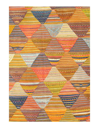 Canvello Fine Hand Knotted Flat Weave Moroccan 5'3'' X 8'6'' - Canvello