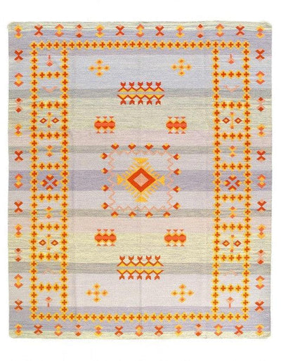 Canvello Fine Hand Knotted Flat Weave Moroccan rug 8' X 10' - Canvello