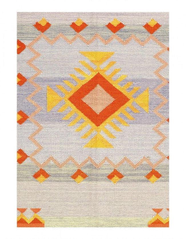 Canvello Fine Hand Knotted Flat Weave Moroccan rug 8' X 10' - Canvello