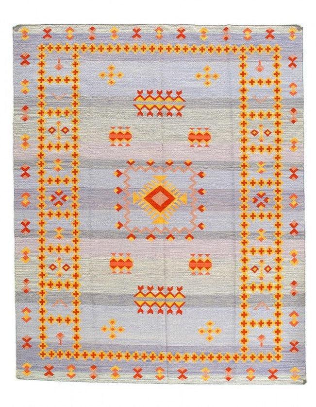 Canvello Fine Hand Knotted Flat Weave Moroccan rug 8' X 10' - Canvello