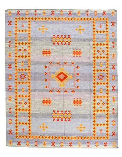 Canvello Fine Hand Knotted Flat Weave Moroccan rug 8' X 10' - Canvello