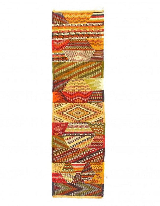Canvello Fine Hand Knotted Flat Weave Moroccan runner 2'2'' X 8'1''