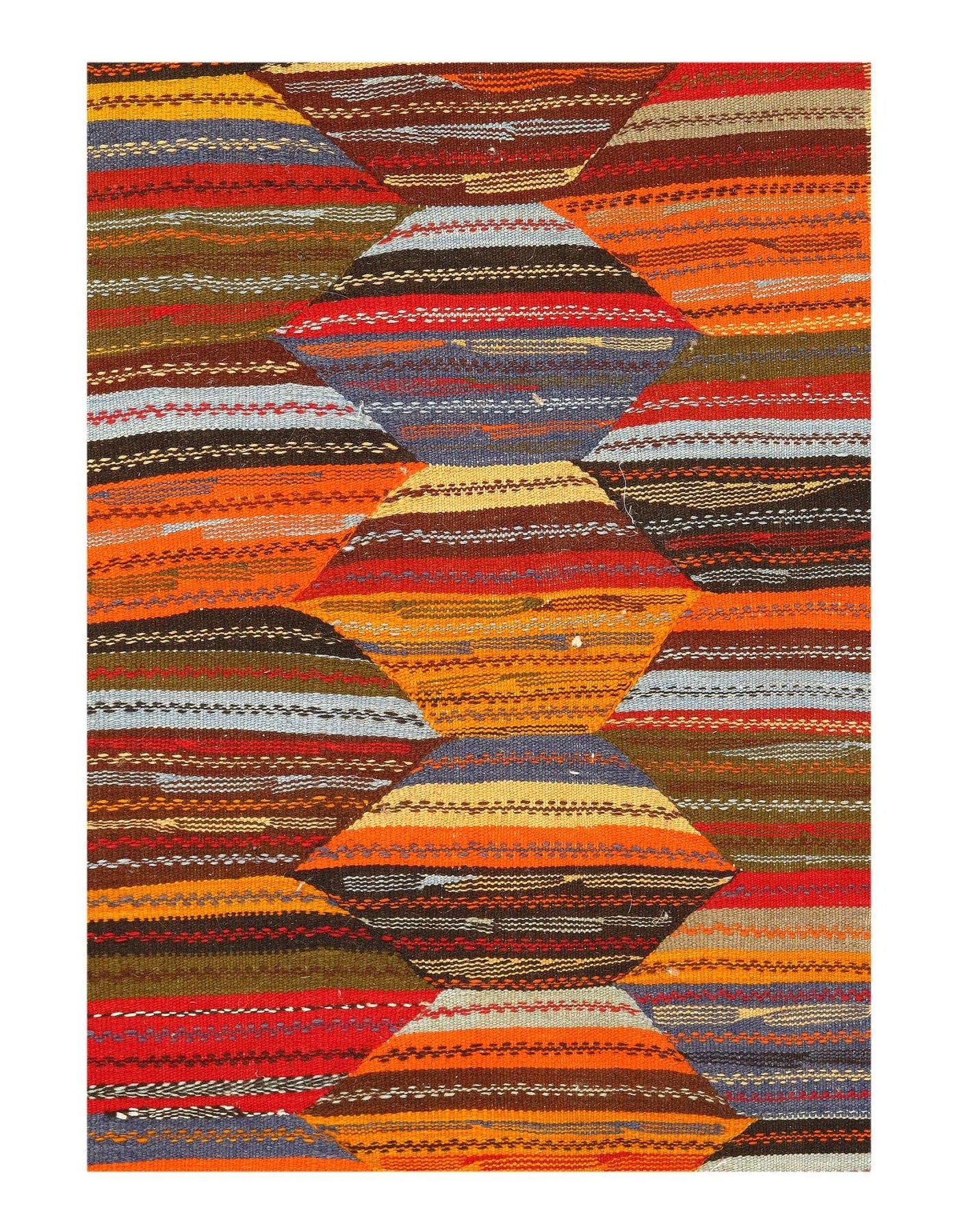 Canvello Fine Hand Knotted Flat Weave Moroccan runner 2'2'' X 8'3'' - Canvello