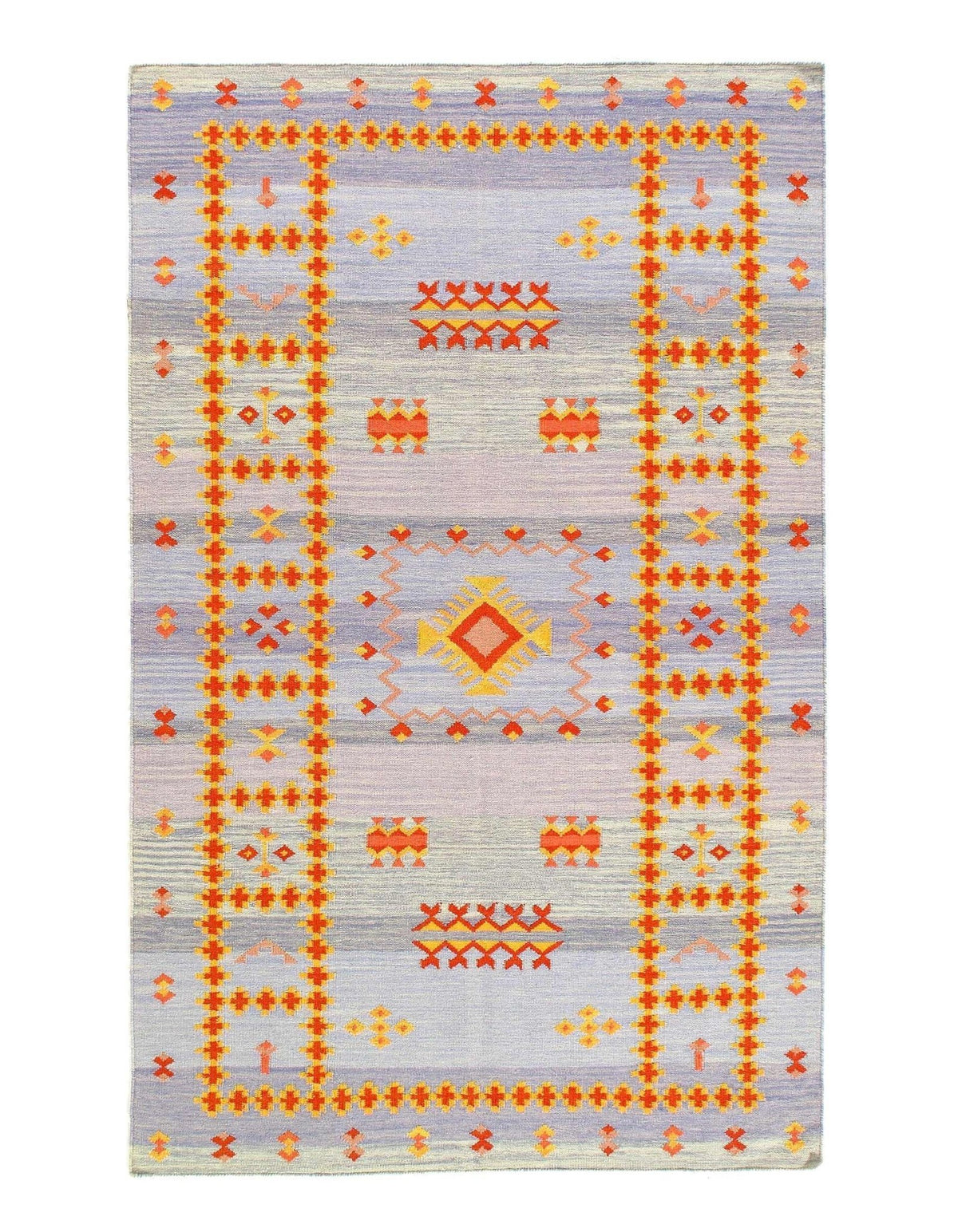 Canvello Fine Hand Knotted Flat Weave Moroccon 5' X 8'