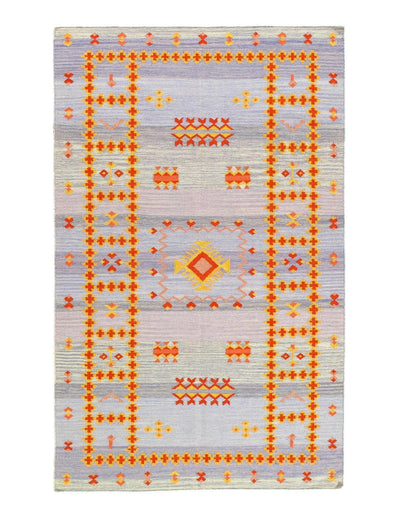 Canvello Fine Hand Knotted Flat Weave Moroccon 5' X 8' - Canvello