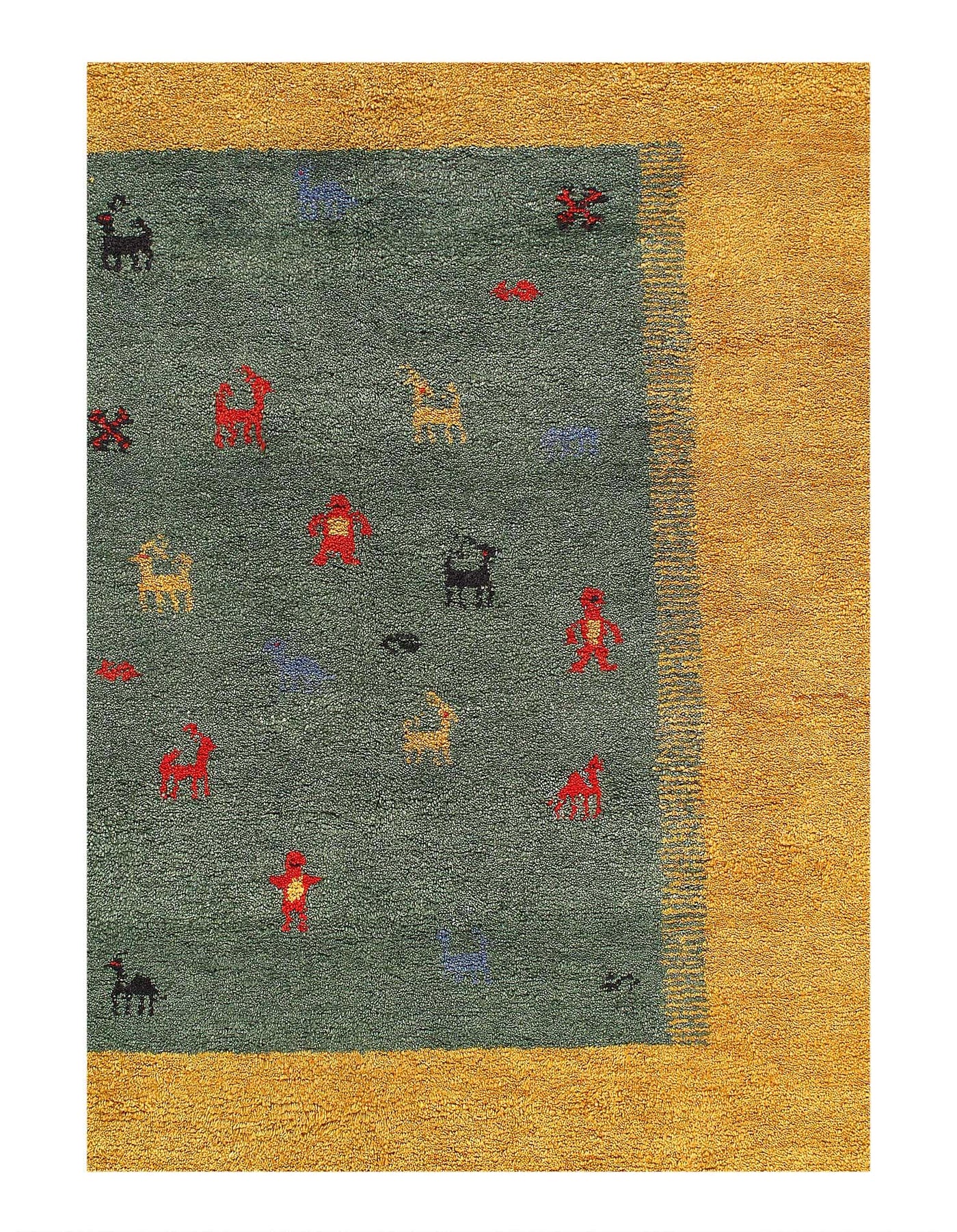 Canvello Fine Hand Knotted Gabbeh - 8'4'' X 9'9'' - Canvello
