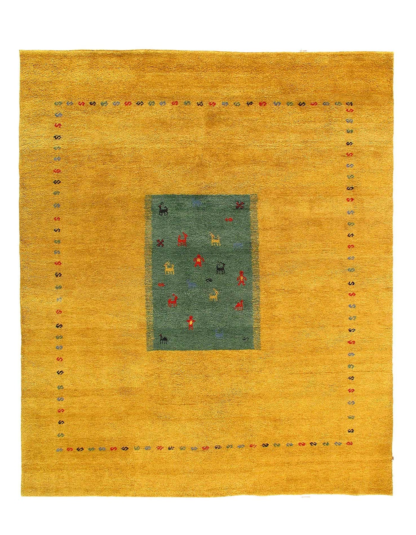 Canvello Fine Hand Knotted Gabbeh - 8'4'' X 9'9'' - Canvello