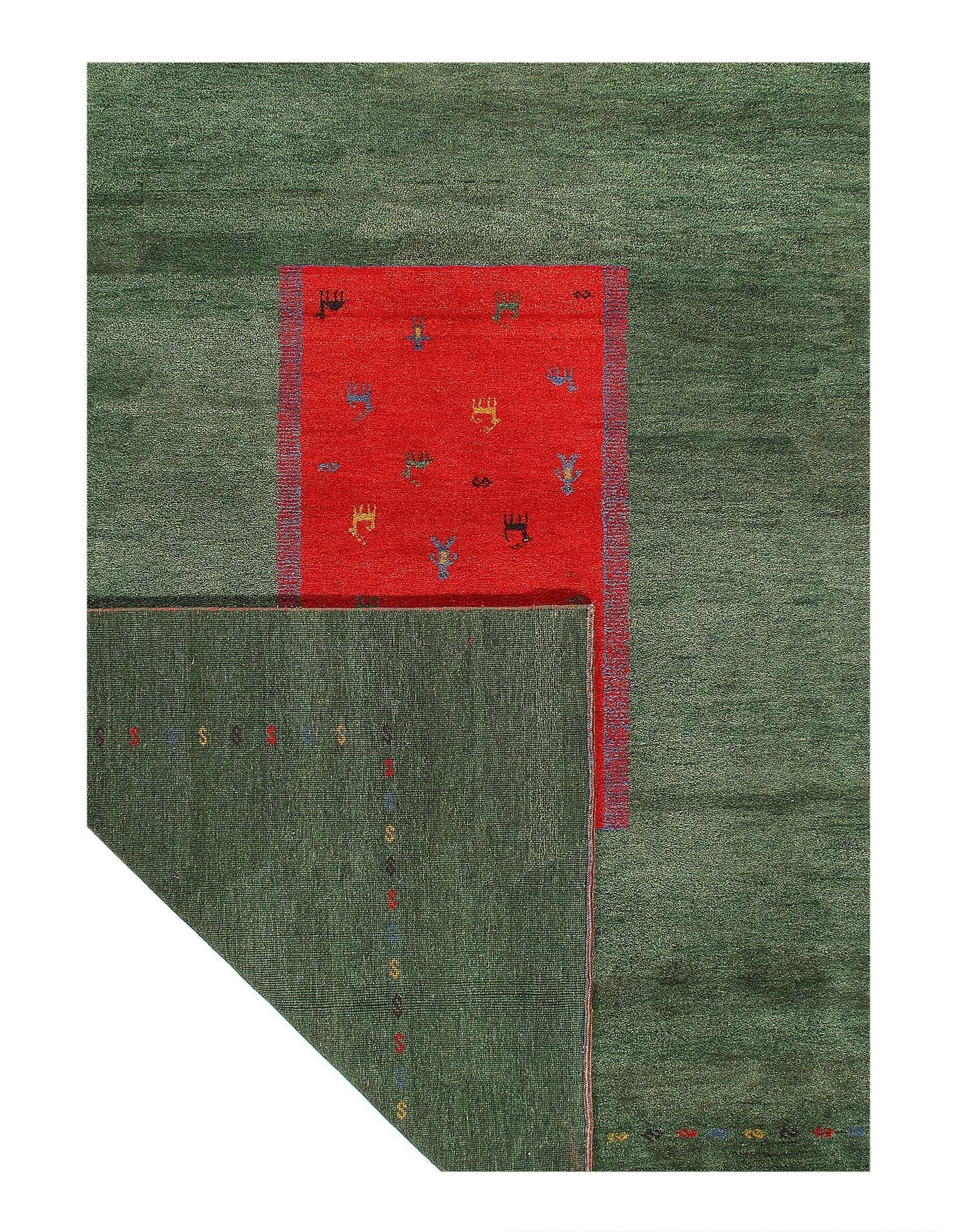 Canvello Fine Hand Knotted Gabbeh - 9'3'' X 12'3'' - Canvello