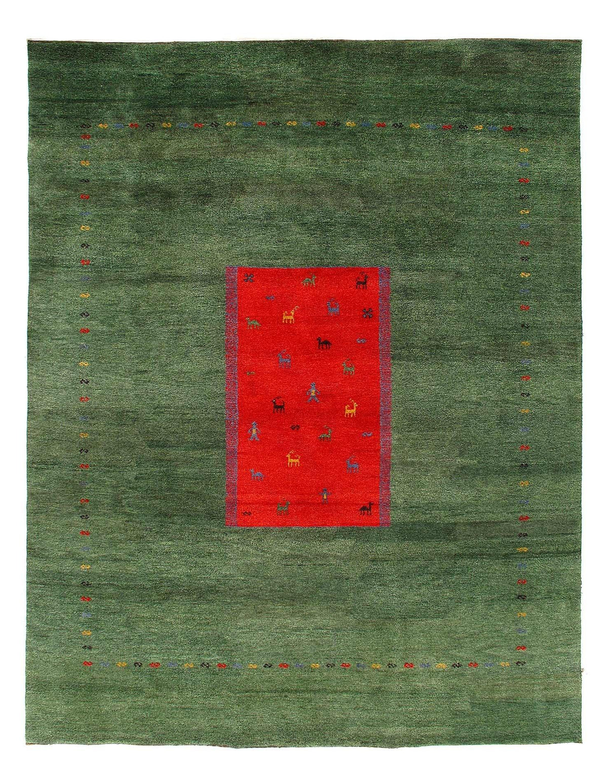 Redondo fino anudado a mano Agra 8'2'' X 8'2''