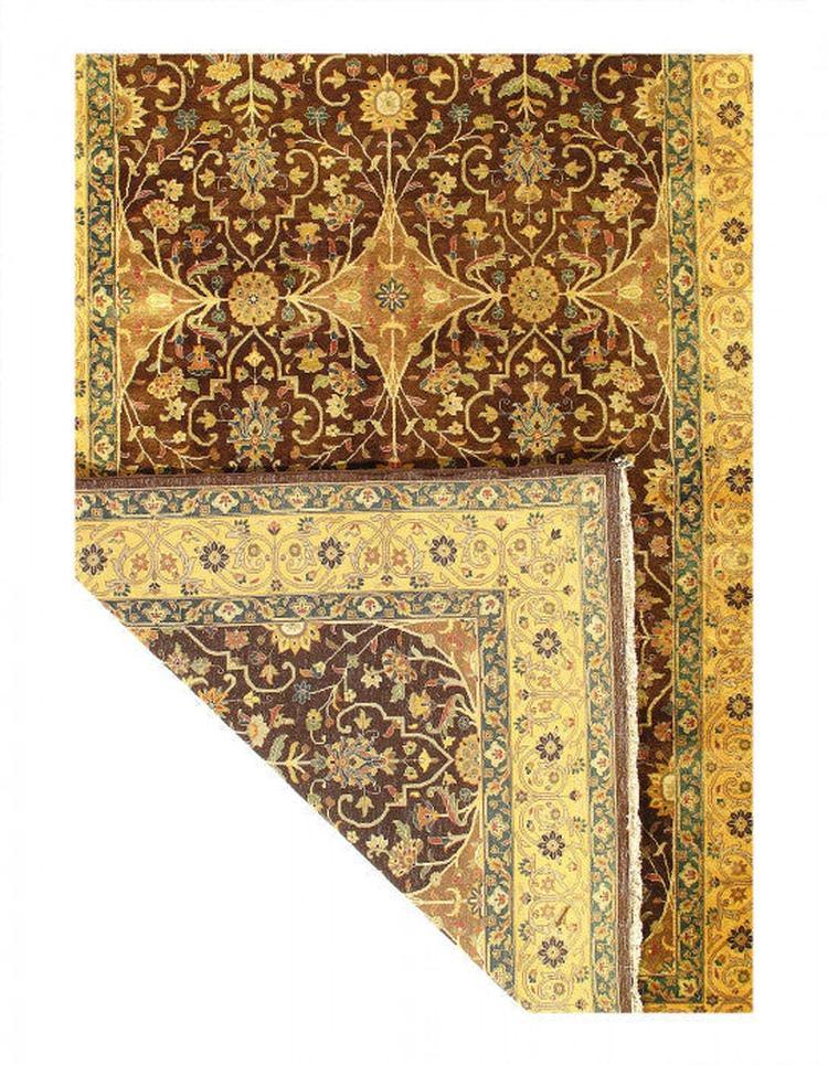 Canvello Fine Hand Knotted Gallery size Tabriz design 6' X 12' - Canvello