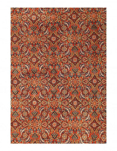 Canvello Fine Hand Knotted Herati Rare Square Rug - 10' X 10' - Canvello