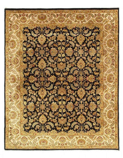 Canvello Fine Hand Knotted Indian Agra Rug - 8'1'' X 10'3'' - Canvello