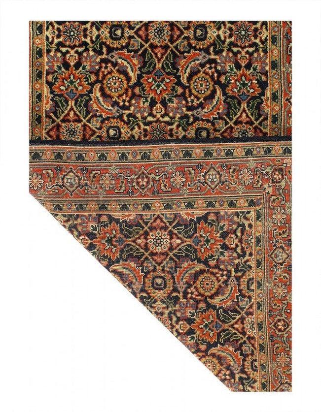 Canvello Fine Hand Knotted Indian Herati Runner 2'6'' X 9'9'' - Canvello