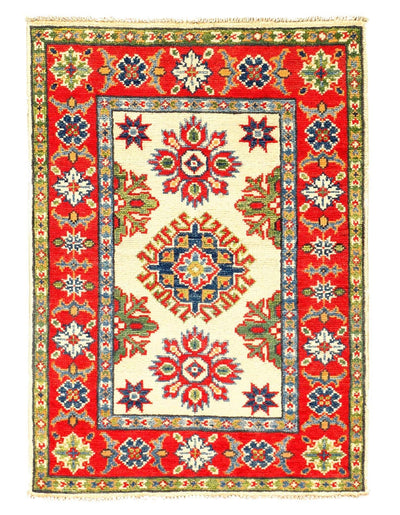Canvello Fine Hand Knotted Kazak Area Rug - 2' X 3'