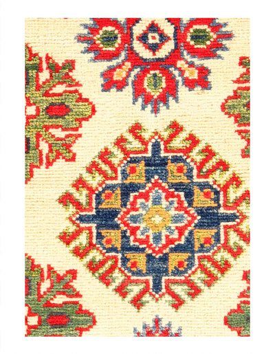 Canvello Fine Hand Knotted Kazak Area Rug - 2' X 3'