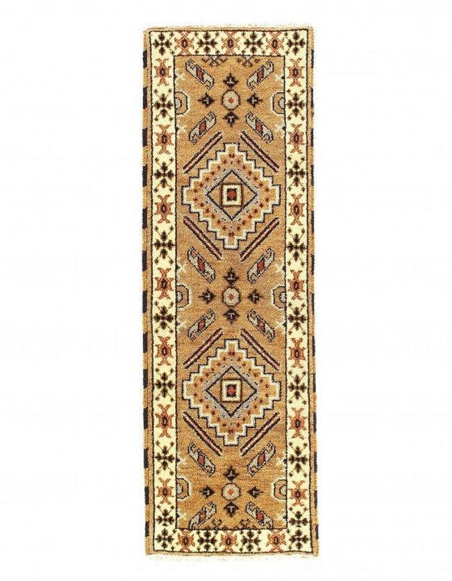 Canvello Fine hand Knotted Kazak design 2'2'' X 6'7'' - Canvello