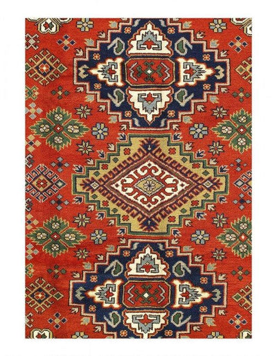 Canvello Fine Hand Knotted Kazak design 8' X 10' - Canvello