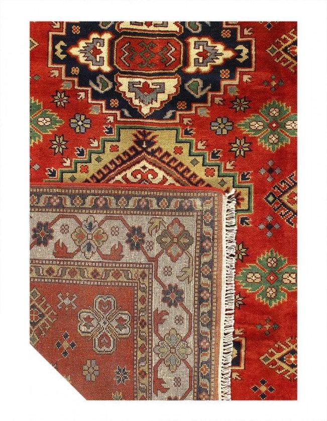 Canvello Fine Hand Knotted Kazak design 8' X 9'11'' - Canvello