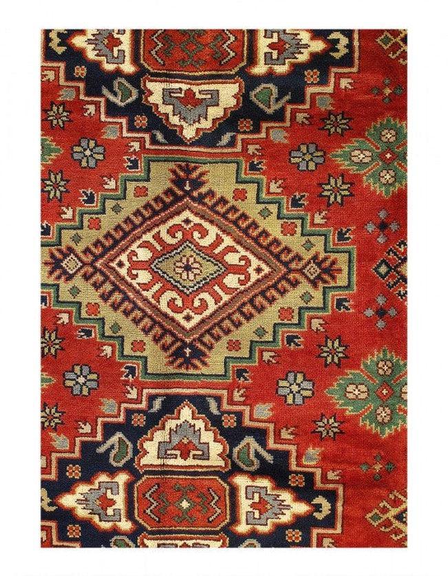 Canvello Fine Hand Knotted Kazak design 8' X 9'11'' - Canvello