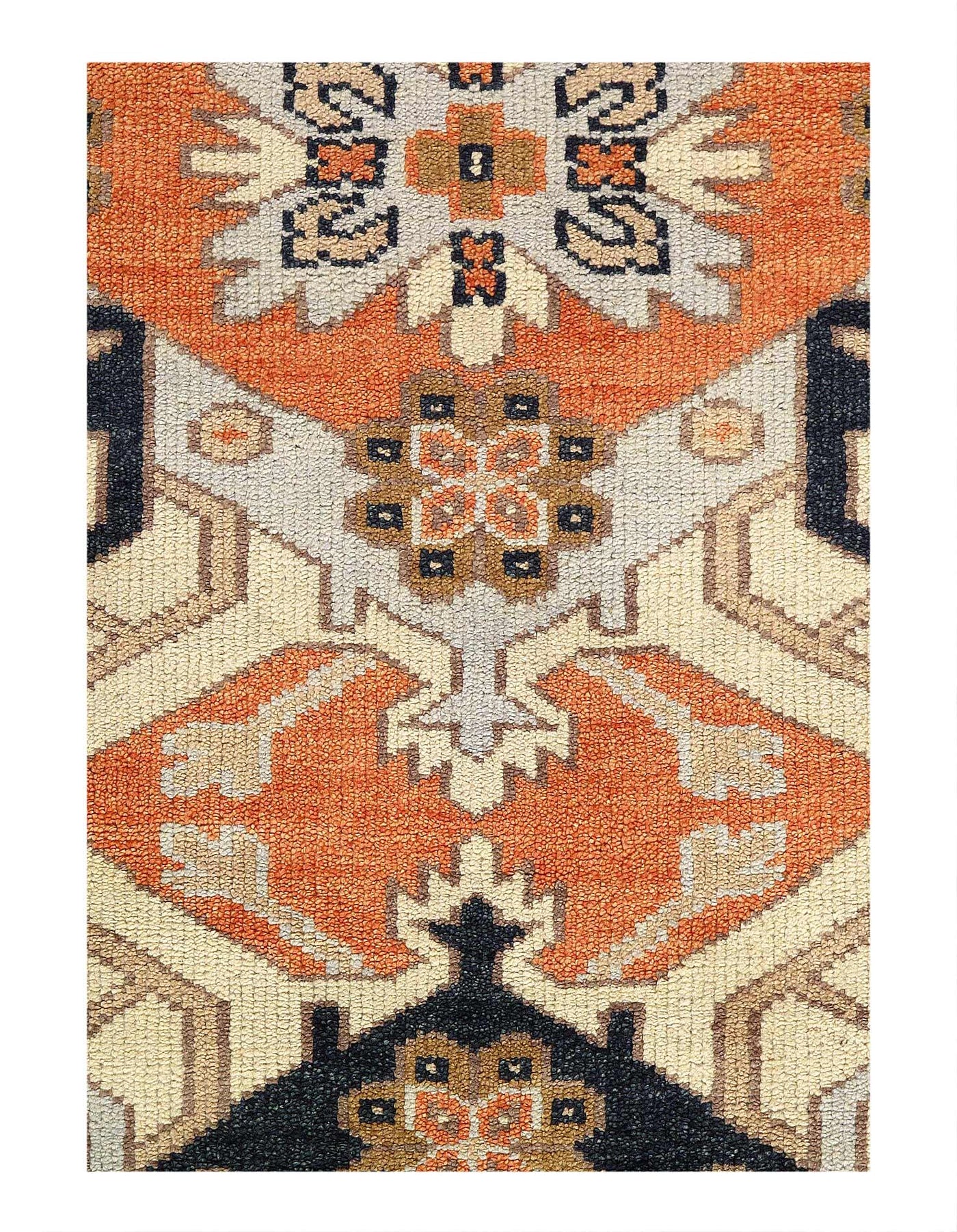 Canvello Fine Hand Knotted Kazak Design Rug - 7'11'' X 10'1'' - Canvello