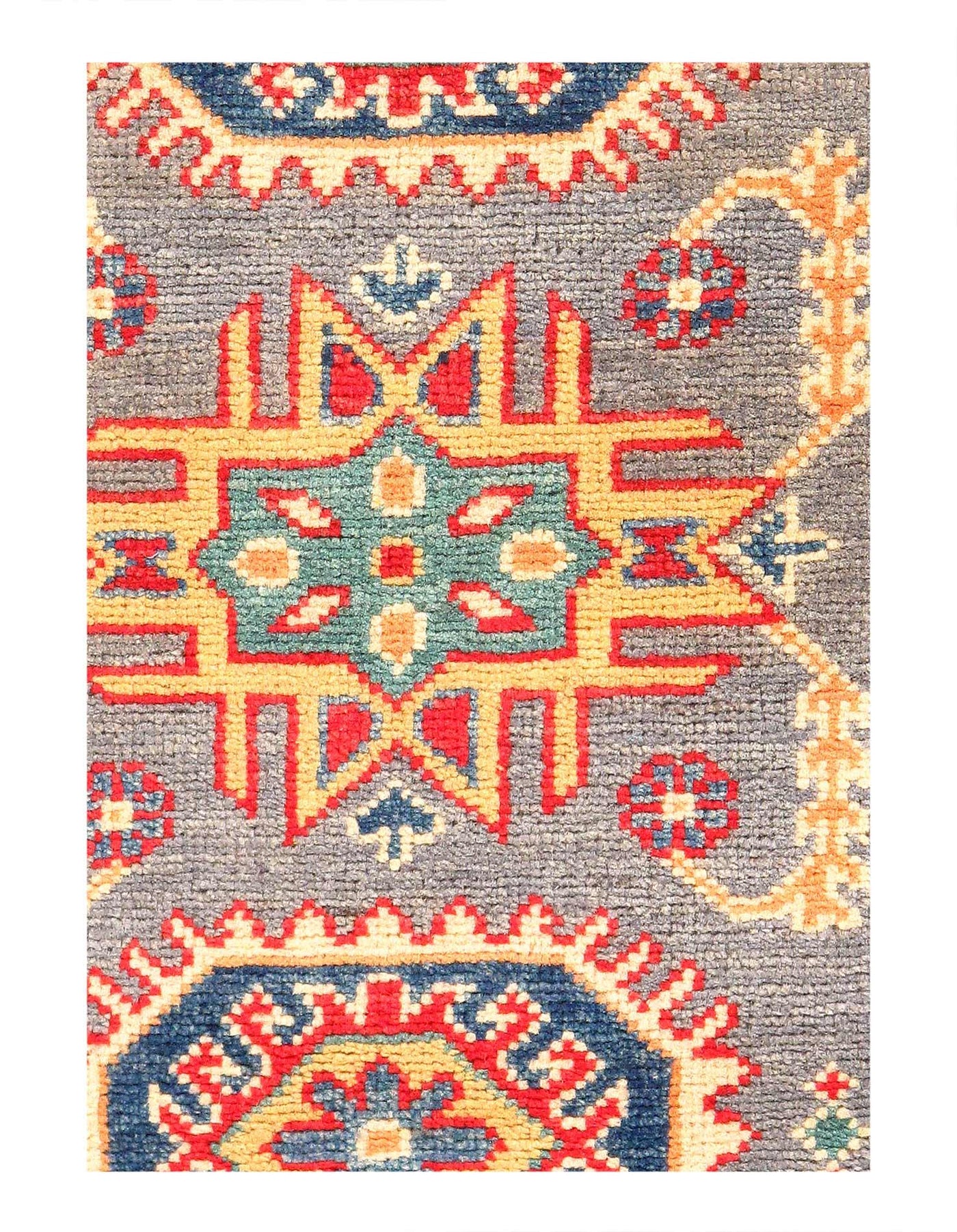 Canvello Fine Hand Knotted Kazak Rug - 2' X 3' - Canvello