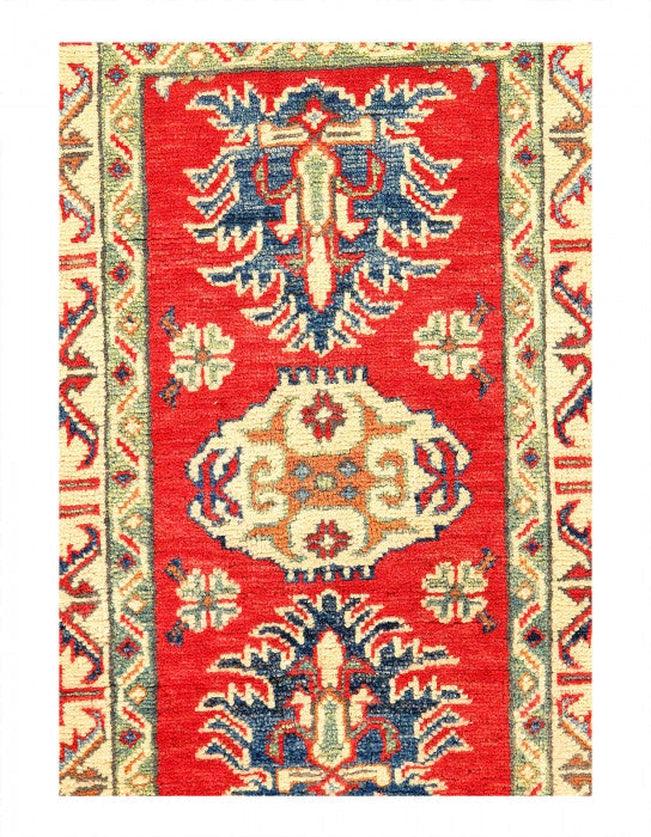 Canvello Fine Hand Knotted Kazak Rug - 2' X 3' - Canvello