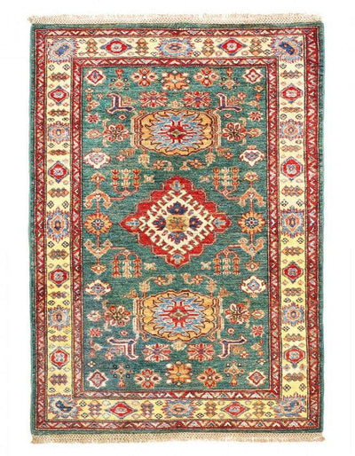 Canvello Fine Hand Knotted Kazak Rug - 3'5'' X 5' - Canvello