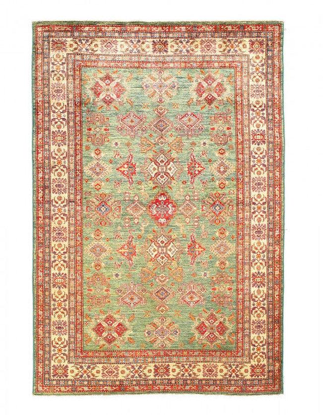 Canvello Fine Hand Knotted Kazak Rug - 5'9'' X 8'7'' - Canvello