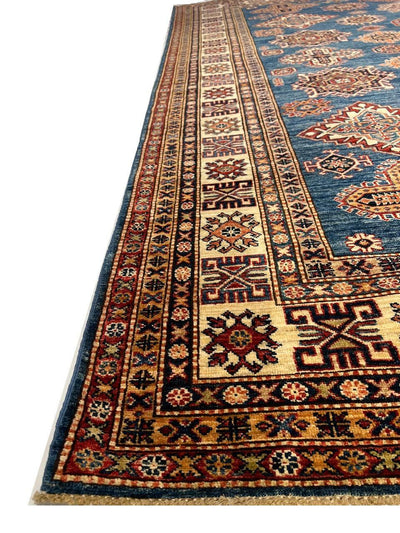 Canvello Fine Hand Knotted Kazak Rug - 8' X 10'2'' - Canvello